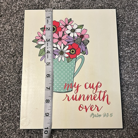 Vintage Flower Bible Verse Hanging - Picture 8 of 8